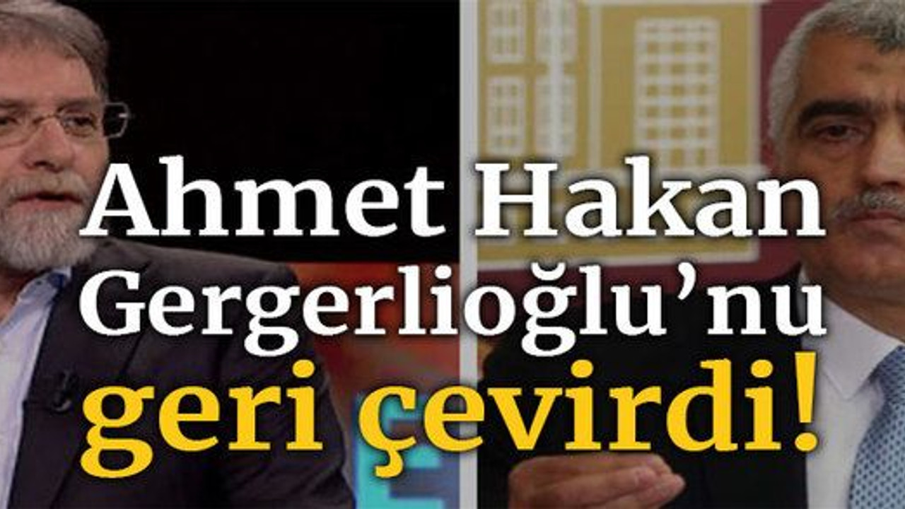 Ahmet Hakan Gergerlioğlu’nu geri çevirdi!